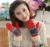 Import Fashion Winter Women Girls Christmas Gloves Cheap Wholesale Acrylic Knitted Mittens with Warm Lining from China