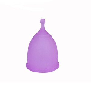 FDA Approved Reusable Organic 100% Medical Silicone Lady Period  Multi Color Menstrual Cups