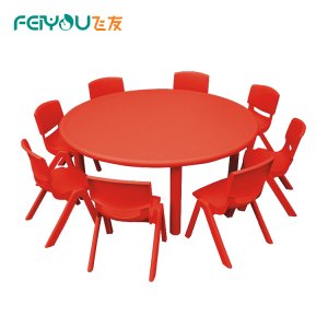 FEIYOU Wholesale Anti-Hurt Children Kids Adjustable Height Table And Chairs Furniture Sets