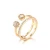 Import Fine Jewelry amazon Hot Sales brass rings American zircon ring jewelry wholesale from China