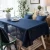 Import Fitted Table Cloth Fashion Tischtuch Simple Mesh Design Home Navy Blue Tablemat Tapetes Decoracao Para Casa Nappe Set Table from China