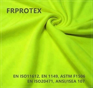 Flame Resistant High Visibility Pique Fabric for FR Hi Vis Polo Shirt Modacrylic blended Polo Shirt Fabric