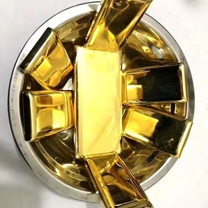 Flask iron packing 34.5kg 99.999% refining impure gold karat production line