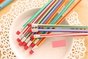 Buy Flexible Soft Pencils With Eraser / Bendy Pencils / Magic Pencils from  Hefei Chenxiang Home Furnishings Co., Ltd., China
