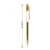 Import Floating Golden Flakes metal crystal ball pen with glitter and Gold foil Metal Ball Pen from China