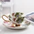 Floral design British italain personalized bone china porcelain  tea cup with saucer for tea time