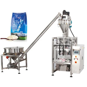 Flour / Milk Powder Packing Machine Vertical Form Fill Seal Machine 1kg Flour Pouch Packaging Machine