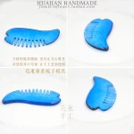 Flower Invitation Comb Mold- Glue Scrapping Plate Mold Fish Fin Mold Transparent Silicone  For Epoxy Resin  DIY Mould