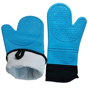 Food grade Extra Long Silicone Oven Mitts/silicone oven gloves/silicone pot holder