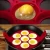 Food Grade round Non-Stick 7 Cavity silicone pancake maker mold