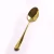 Import Food grade stainless steel western gold Knife Spoon Fork dinnerware set from China