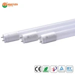 free sample 130 lux 18w PC light plastic tube with ce rohs iec t8 led tube light