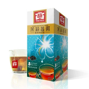 Freeshipping chinese blooming jasmine tea bag fruit flavor blooming tea
