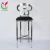 Import French modern charming party metal velvet upholstered kitchen bar chairs from China