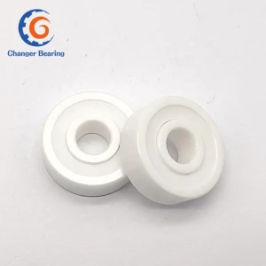 full ceramic ball bearing 623 605 625 606 696 627 688 699 685 6805 626-2rs ZRO2+PTFE cage with or without PTFE seals