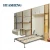 Import Furniture bedroom metal folding bed saving space wooden wall bed Horizontal bed with single shelf from China