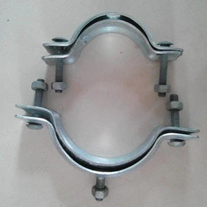 galvanized brace bands square pipe clamps,high strength pipe clamp
