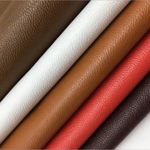 Genuine leather touch feeling microfiber pu leather material for shoes sofa and bags
