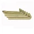 Import Germany type non sparking hand tools aluminium bronze hex key set L shaped bronze allen wrench from China