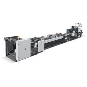 GK-220/700 Semi-automatic Zipper Paper Bag Making Machine with Printing