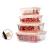 Import Glass Food Storage Containers with Bamboo Lids  Bamboo Cutlery 4 pack Glass Bento Box Great for Meal Prep from China