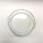Glass Pie Pans Glass Pie Baking Dishes for Oven, Glass Pie Plate for Baking,9 Inch Bread & Loaf Pans Sustainable Transparent