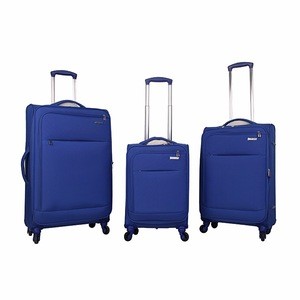 GM17023 Fabric Three Piece Luggage Set 4 wheels trolley bag