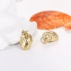 Gold-plated stainless steel conch earrings necklace accessories female fashion simple accessories