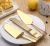 Import gold stainless steel cake knife and fork and spoon  cake shovel dessert pastry baking tools set from China