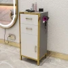 Golden salon trolley beauty carts for nail equipment/ tools storage for salon beauty