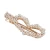 Import Good quality barrettes heart shape gold hair clip with pearls from China