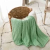 Good quality Tutuvi  factory directly Cozys Others Branded Pink Sofa Knit Fleece Throw Blanket
