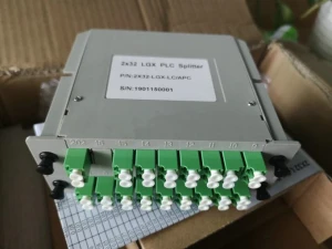 Gpon cassette lgx type fiber coupler  SC UPC LC APC fiber optic plc splitter module