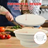 Graphene Heating Silicone Flour Fermentation Bowl with Adjustable Temperature Settings