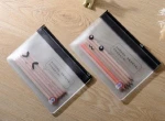 Guangdong Factory Supply Frosted PVC Slider Zipper Bags For Pencil Case Promotional Gift