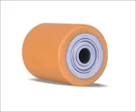 Guide rollers made of polyurethane or nylon in many diameters  Gravity  Extrathane tread and steel wheel center