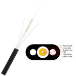 GYFXJBY 1 core optical fiber cable with aramid yarn frp fiber optic cable outdoor