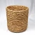 Import Hand-woven 100% natural hyacinth storage basket with iron frame household clothes storage bucket from China