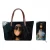 Import Handbags-Set Beach-Bags For Women Custom Black Art African Girls Printing 2pcs/Set Bag&Wallet Female Lady Casual Top-Handle Tote from China