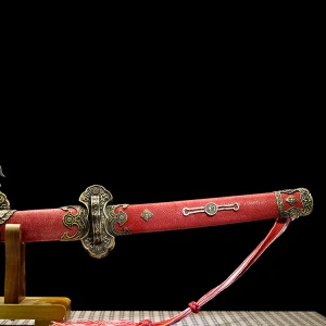 Handmade japanese real samurai sword katana ancient quenching high-performance refined pattern steel
