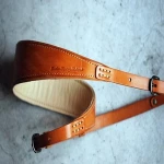 Handmade Leather Camera Strap: Camera Strap for Digital and Film Cameras
