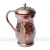 Import Handmade 100% Pure Copper Water Pitcher Diamond Customized Ayurveda Metal Kettle Hand Carved Wholesale Price Available from China