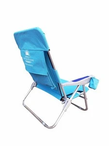 Heavy Duty Backpack Beach Chair by Rio - Solid Blue