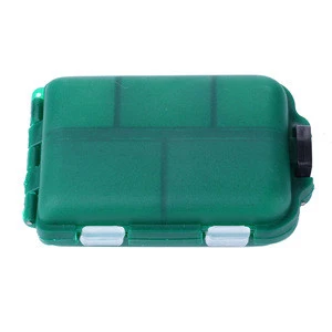 Hengjia Multifunction mini fishing tackle lure box with 10 compartments