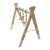 Import Heybabee Natural Unfinished Wooden Scandinavian Fitness Gym Baby Indoor Activity Center Arch Play Gym from China