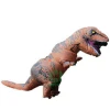 HI CE Adult and children size inflatable dinosaur costume brown t rex costume