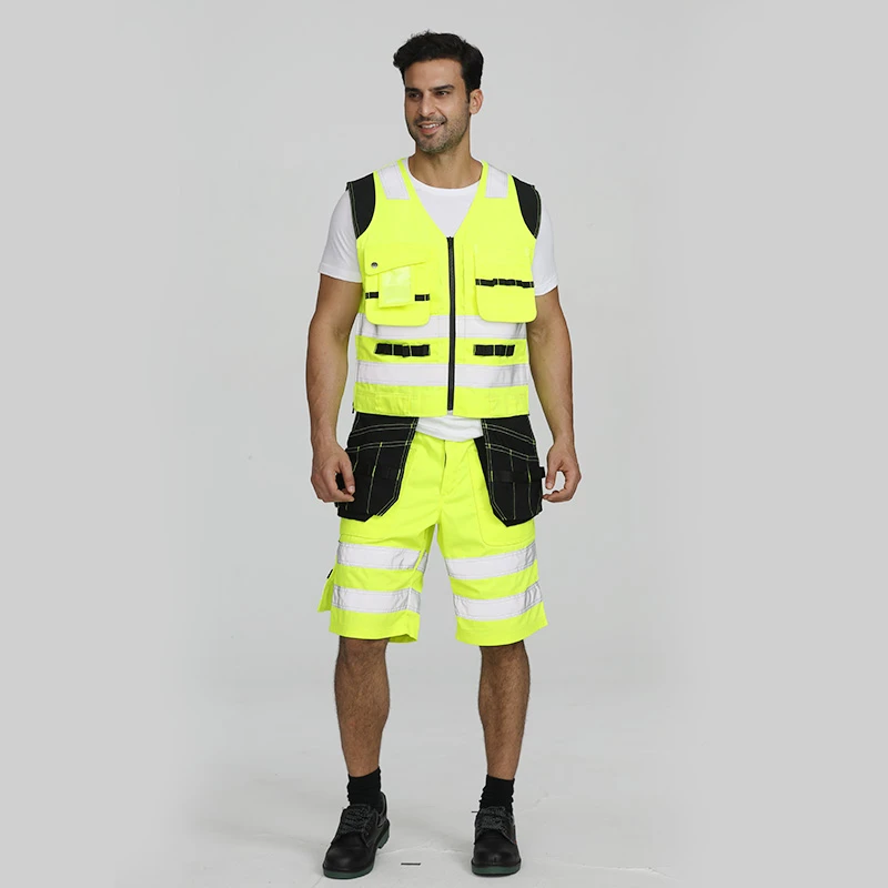 High Brightness Class2 Safety Vests Ce En471 Anti Reflective Safety Clothings