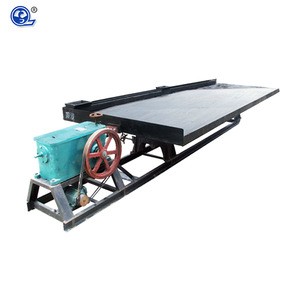 High efficiency 15 to 108 tons per day mineral processing 6s shaking table for gold mill
