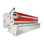 High Efficiency QC12K hydraulic shearing machine swing beam shear machine for Steel Stainless