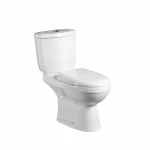 High end italian ceramic sanitary ware water closet public two piece ceramic toilet